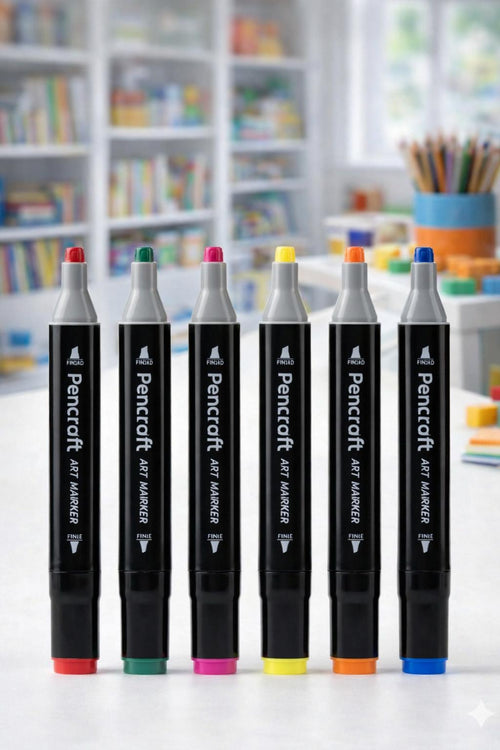 12 Renk Çift Uçlu Keçeli Kalem Boyama Seti