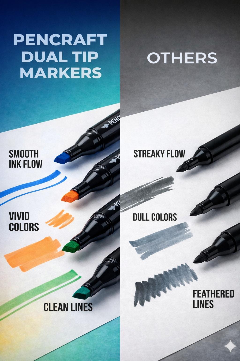 12 Renk Çift Uçlu Keçeli Kalem Boyama Seti