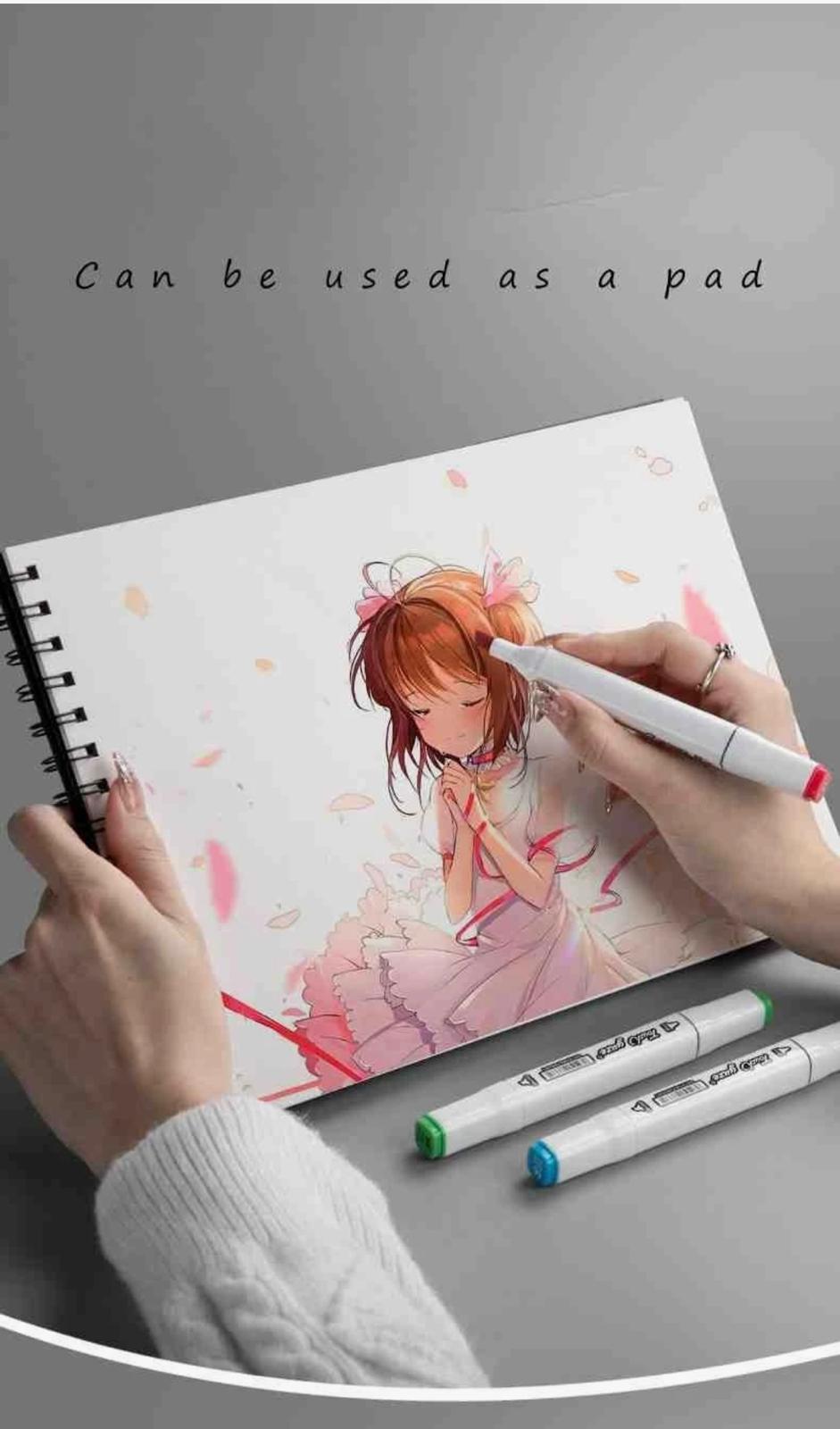 Marker Resim Defteri, Renkli Çizim & Tasarım Defteri