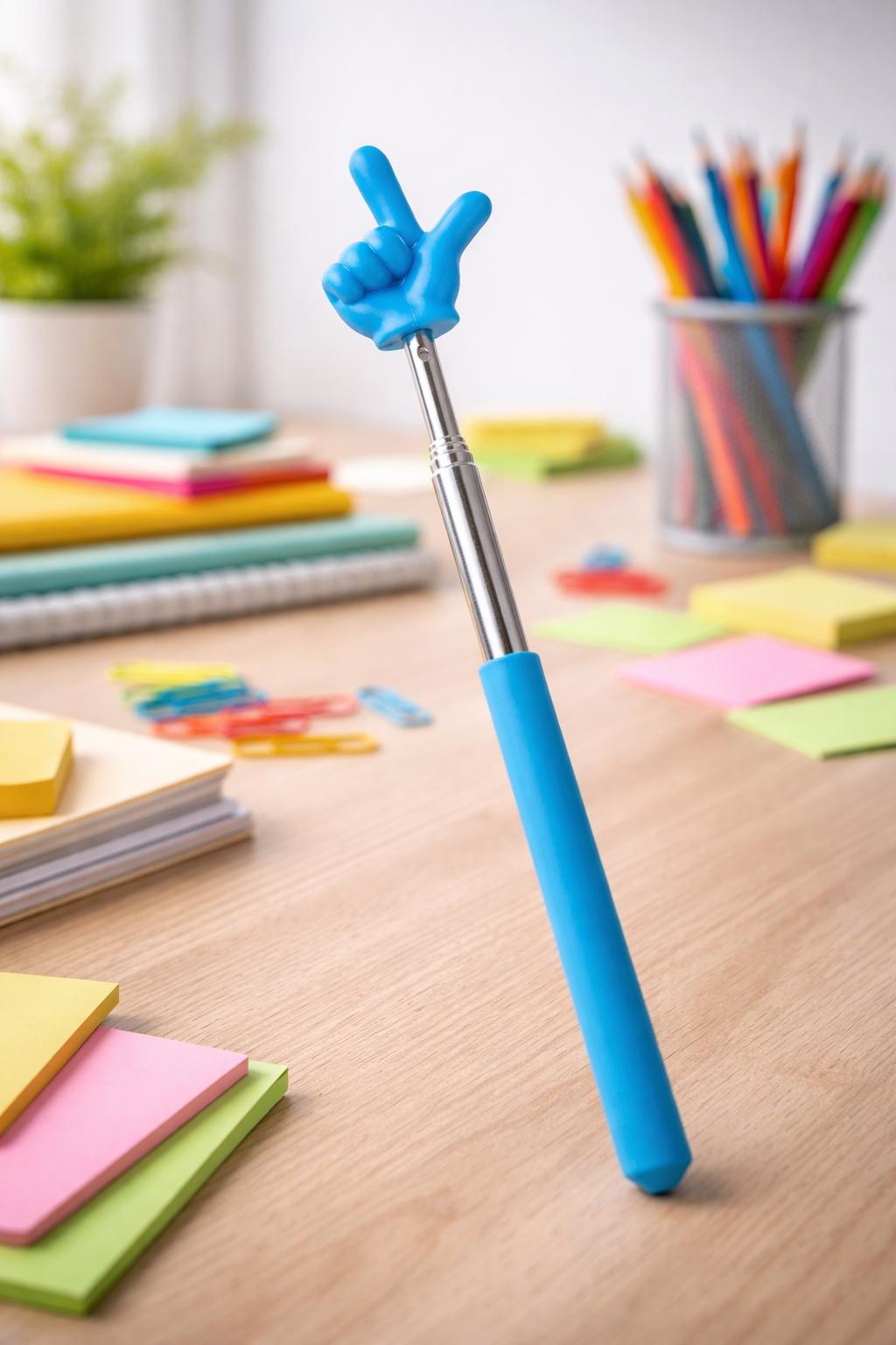 Uzayabilen Parmak Şeklinde İşaret Çubuğu