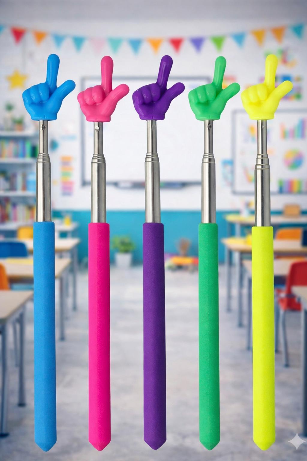 Uzayabilen Parmak Şeklinde İşaret Çubuğu