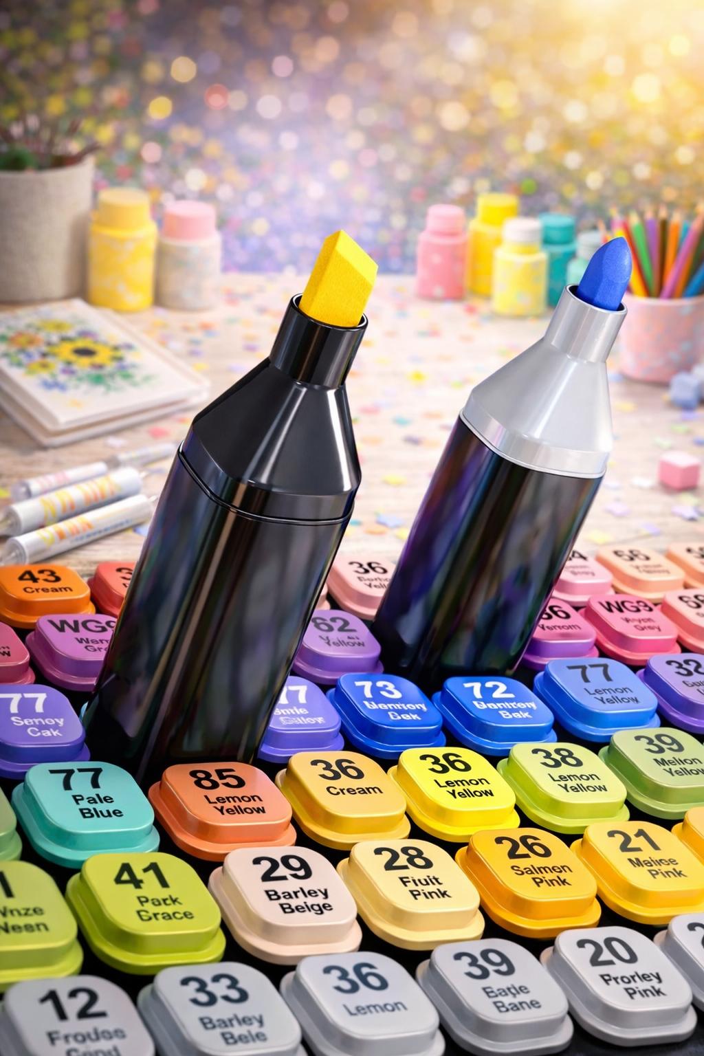 60'lı Çift Uçlu Marker Set