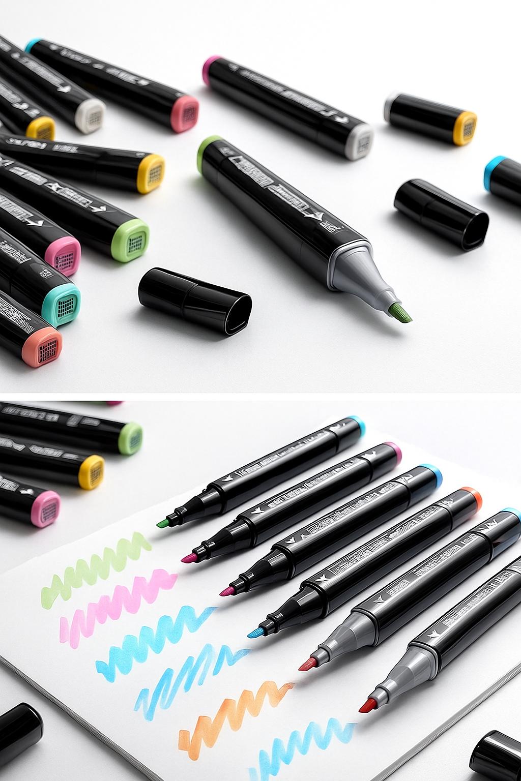 🌈 80’li Profesyonel Marker Kalem Seti